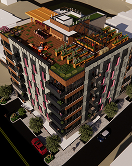 Single-Stair Buildings Top View